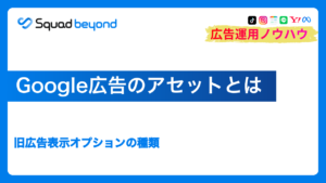 Google広告のアセットとは|旧広告表示オプションの種類
